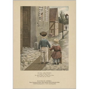 KUNSTTRYK A4 - Flugten til Amerika 2