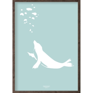 Puisi (arctic ice blue) - KUNSTPRINT - VÆLG STØRRELSE