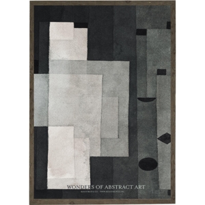 Abstract art black and white - KUNSTPRINT - VÆLG STØRRELSE