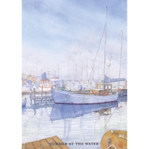 Summer at the water - A5 enkeltkort